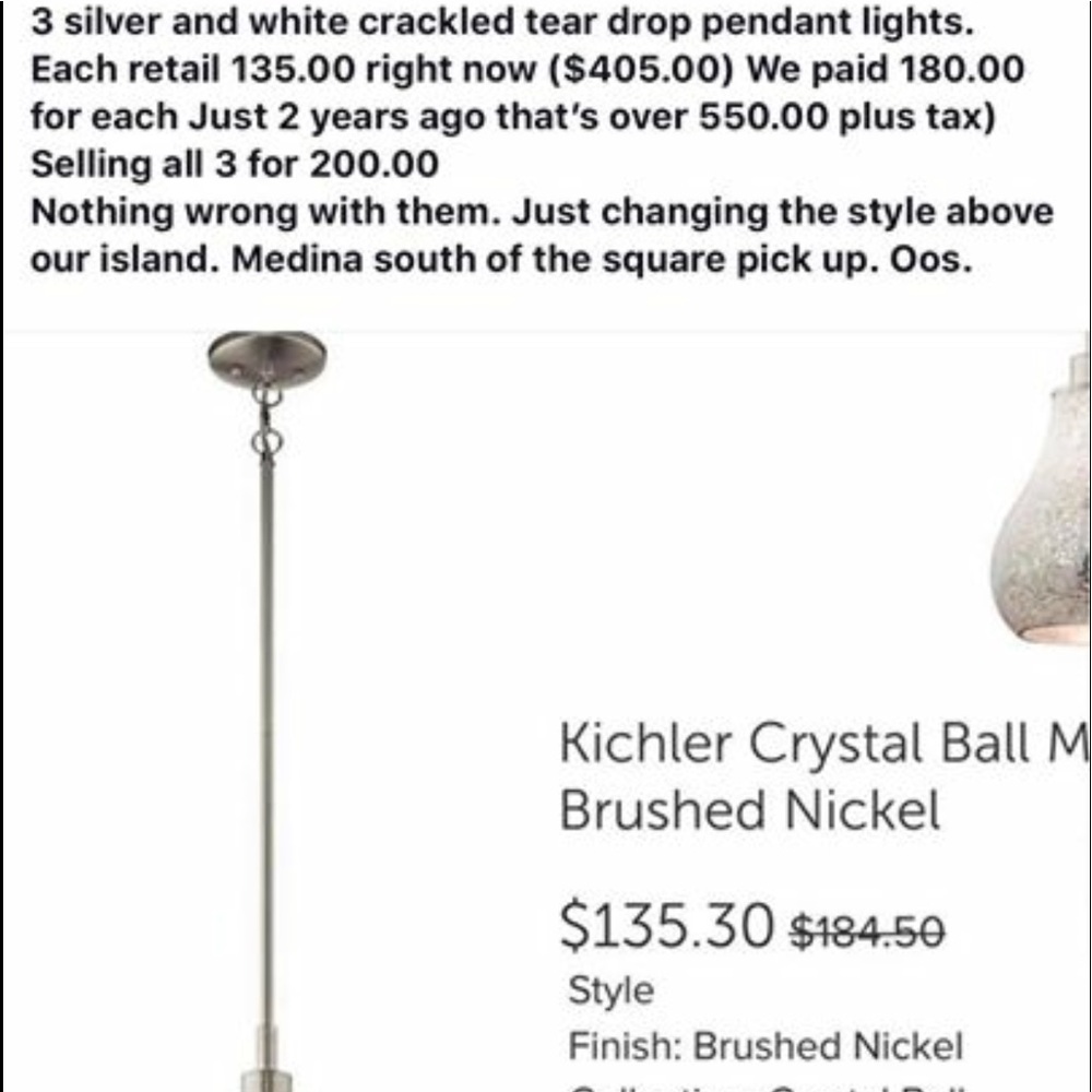 Pendant lights
